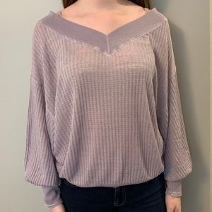 Lavender Free People Lounge Top